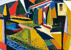 Angular Landscape — borderless A-series artwork