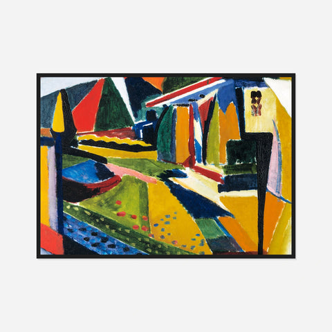 Angular Landscape Art Print
