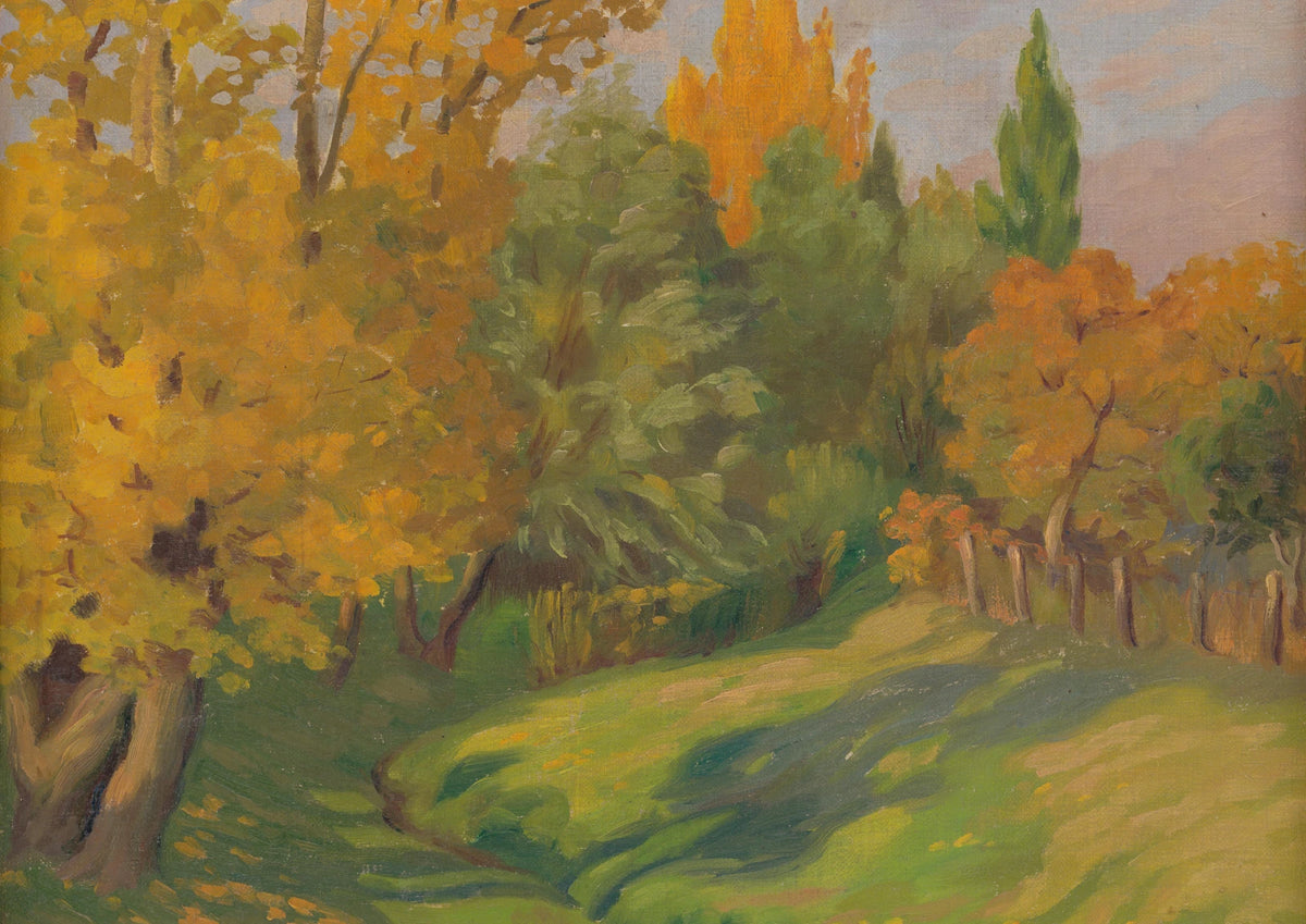 Autumn Path — borderless A-series artwork