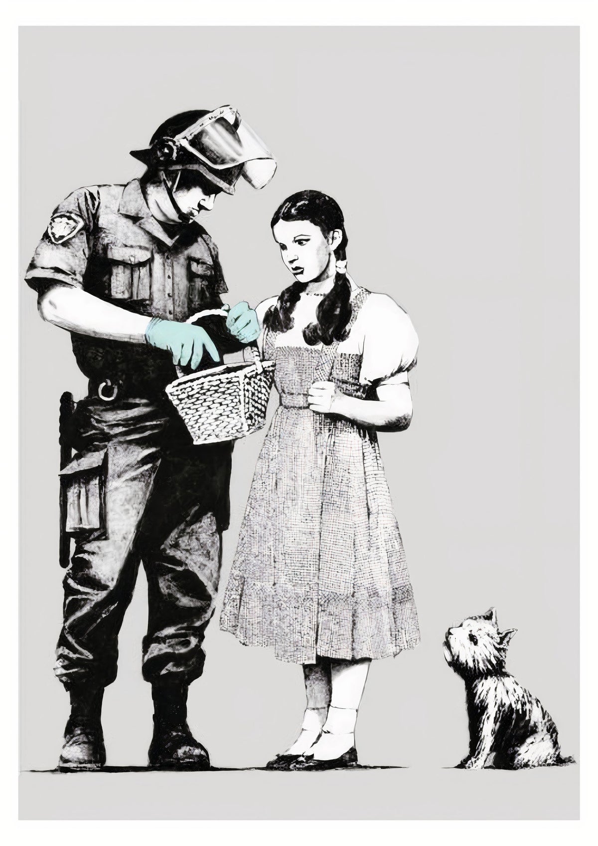 Banksy Stop and Search, 2007 — poster only, complete unframed artwork