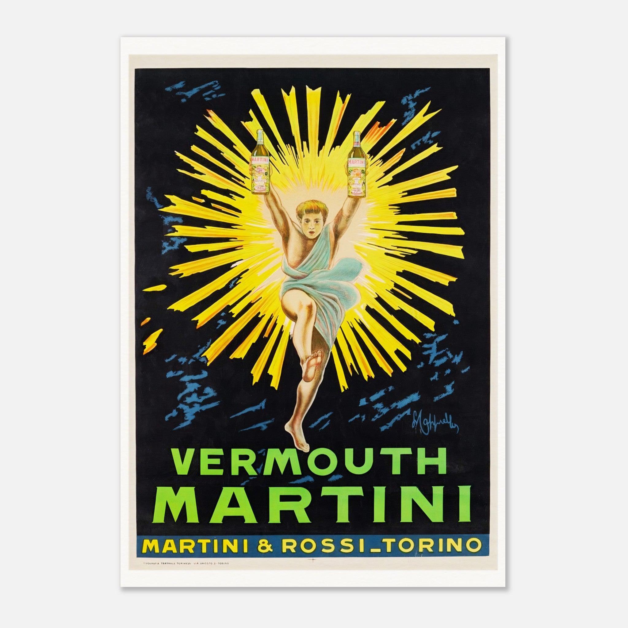Vermouth Martini Rossi Torino Vintage Advertising Poster