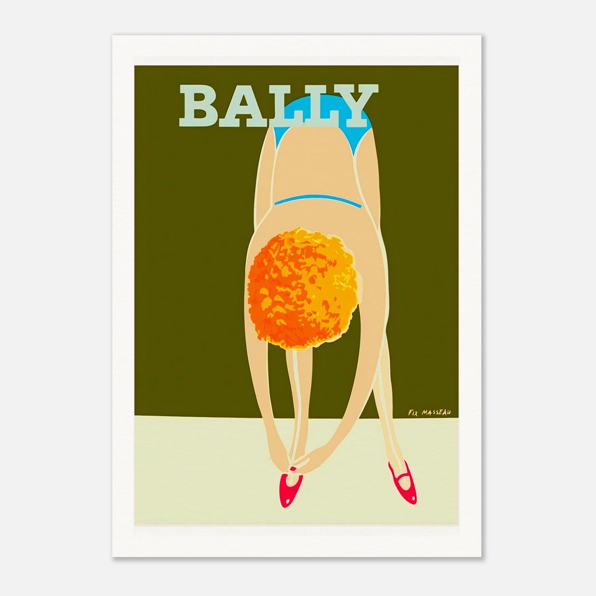 Bally Shoes Vintage Advertising Poster 1980 | Pierre Fix-Masseau