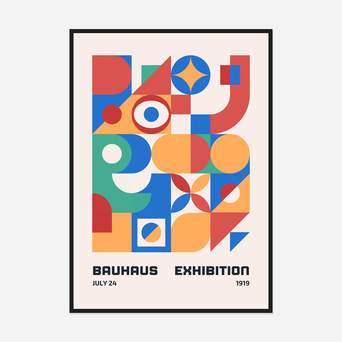 Bauhaus Colour Assembly Art Print