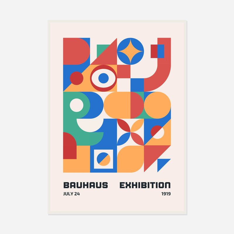 Bauhaus Colour Assembly — front view in a white frame