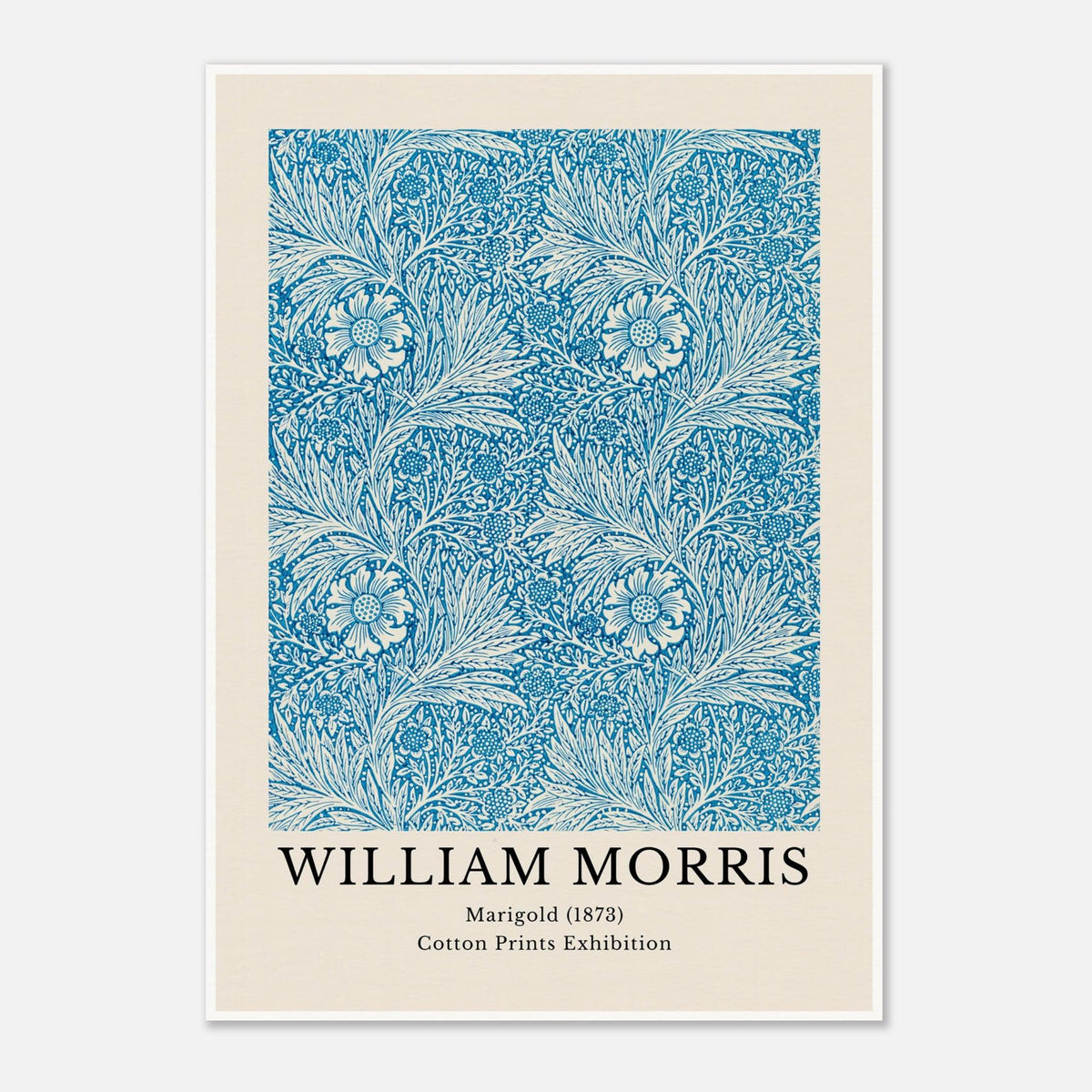 William Morris - Cotton Prints Exhibition, Marigold (1873)