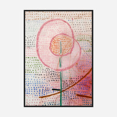 Blossoming — front view in a black frame