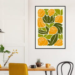 Yellow Bell Pepper Print  | Abstract Fruit Collection | Kitchen wall art