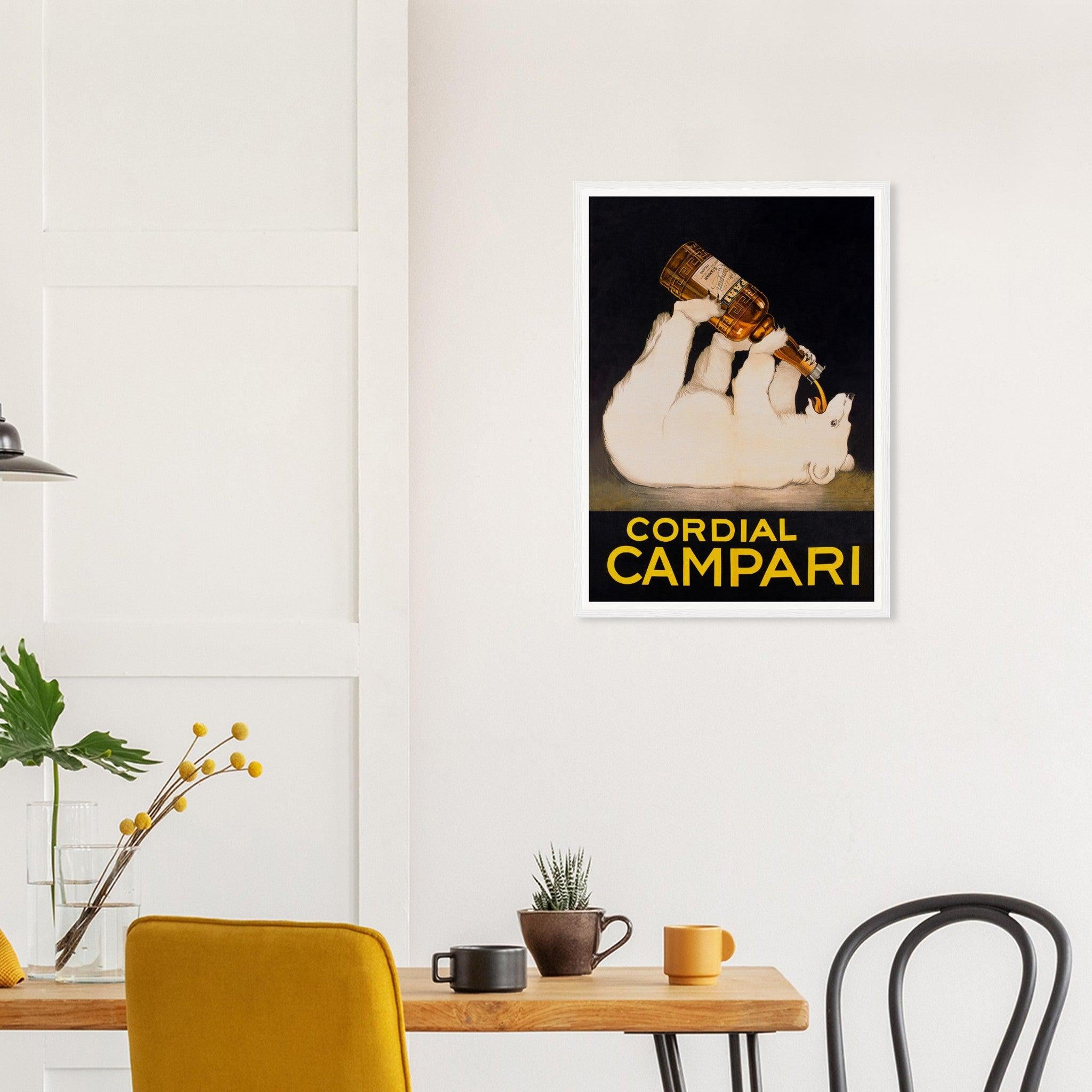 Cordial Campari Polar Bear Vintage Poster by Leonetto Cappiello