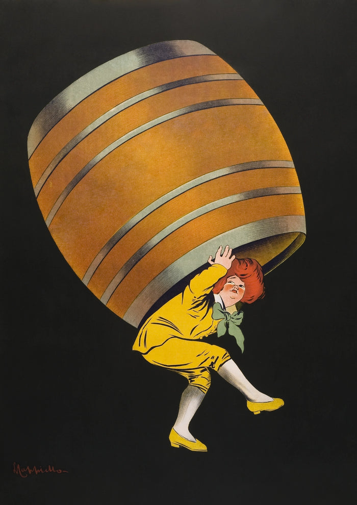 Cognac Pellisson Vintage Art Print by Leonetto Cappiello (1907)