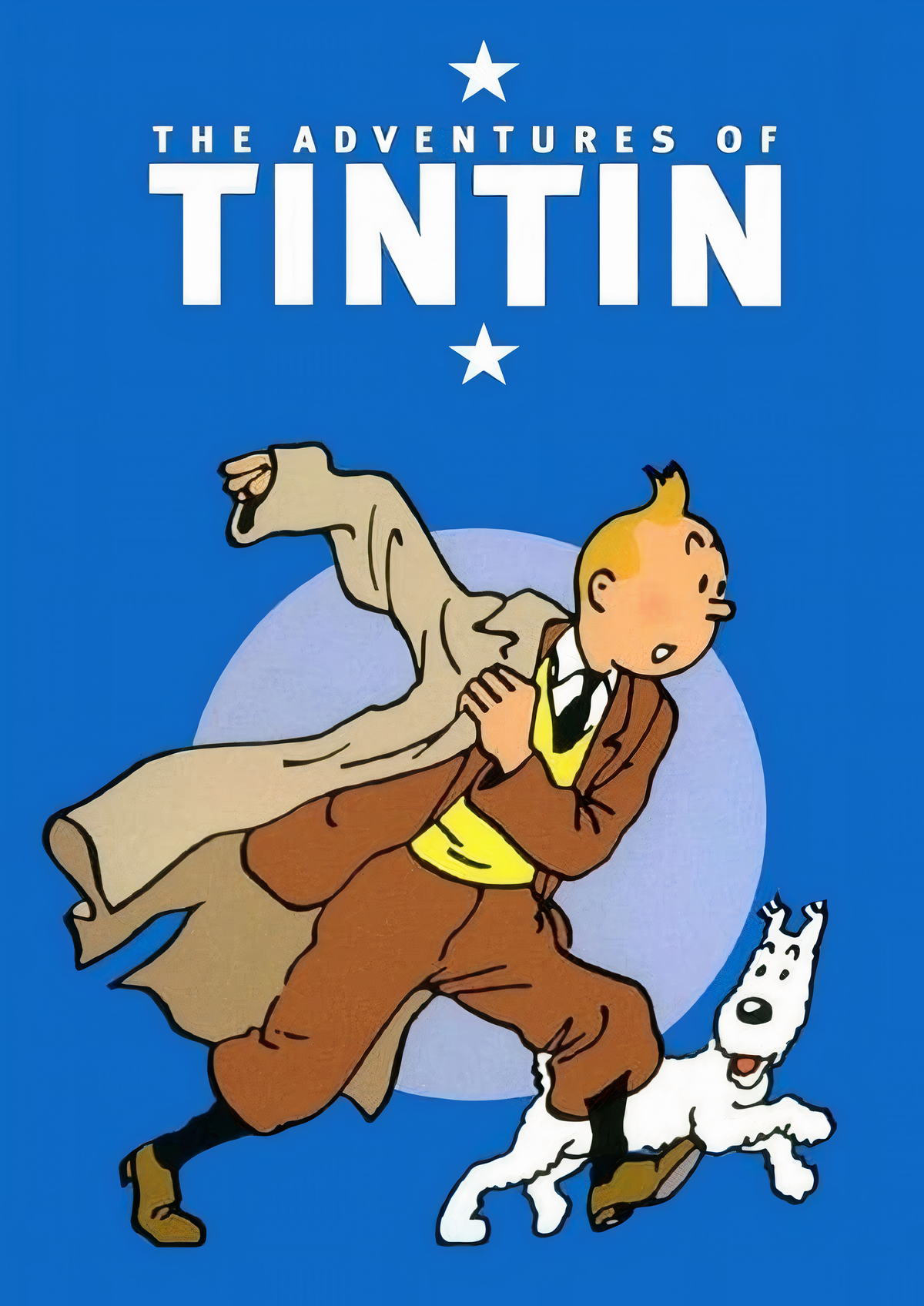 The Adventures of Tintin Art Print - Classic Comic Book Cover — poster only, complete unframed artwork