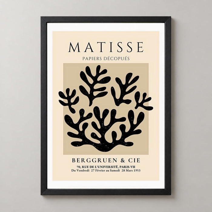 Henri Matisse Exhibition Print Berggruen & Cie (Black)