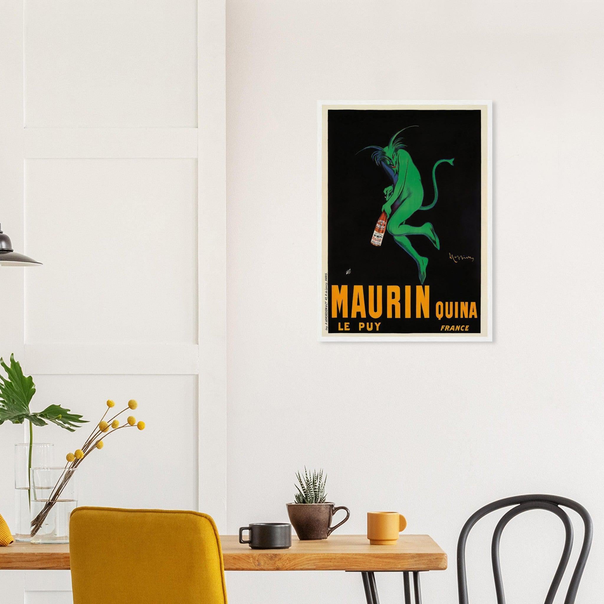 Maurin Quina Le Puy Liqueur Vintage Advertising Poster by Leonetto Cap