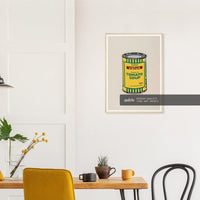 Banksy Soup Can Yellow Emerald Brown, 2006 - Galrie