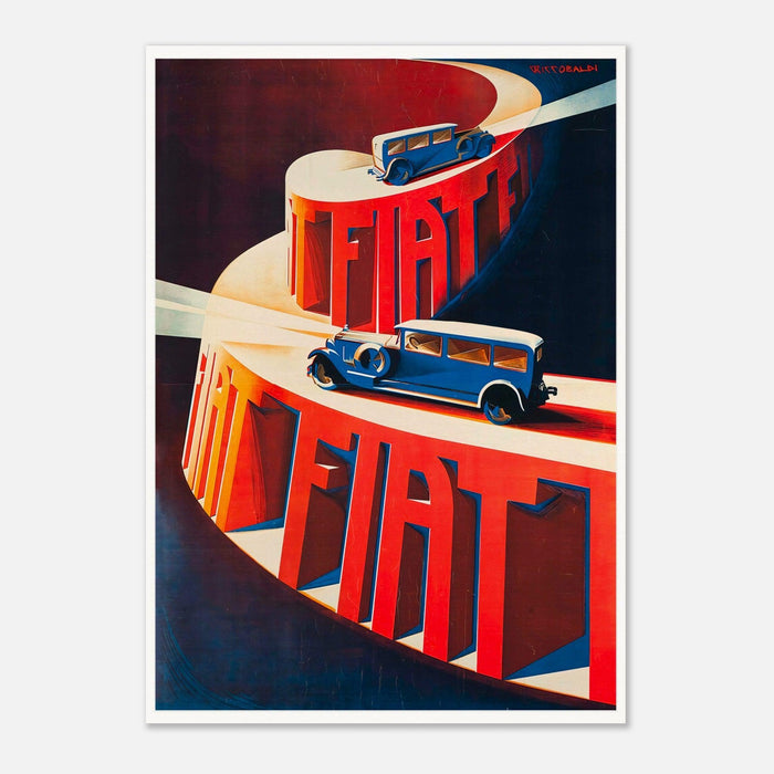 Französisches Oldtimer-Poster – klassische Werbekunst für Zuhause und Büro