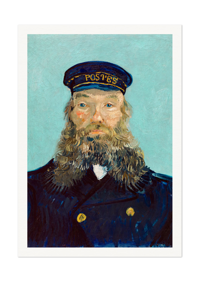 Van Gogh's Portrait of a Postman - Iconic Post-Impressionist Art Print
