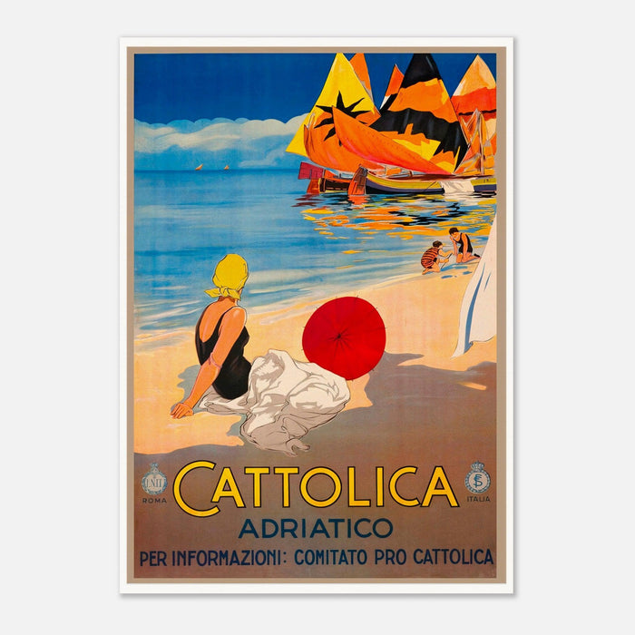 Italian Vintage Travel Poster - Cattolica Rimini, Italy