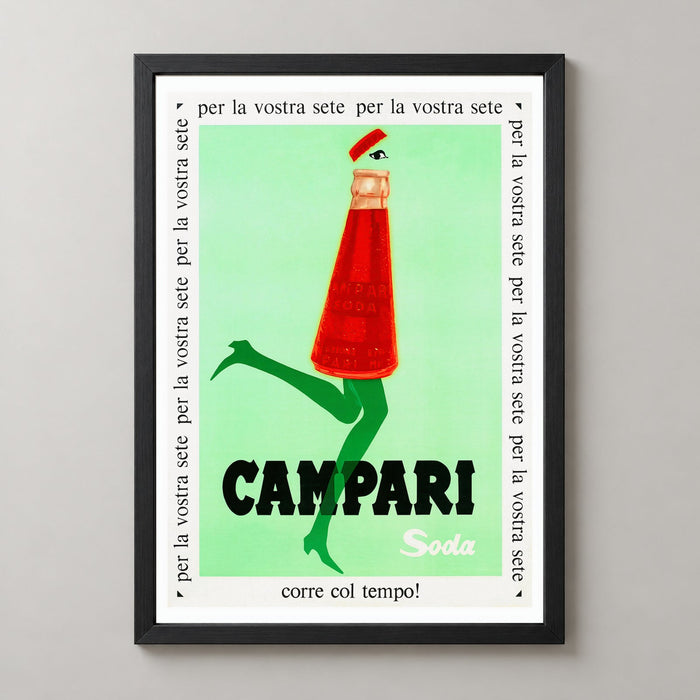 Campari Soda Italy 1968 Vintage Poster - Vintage Campari Poster