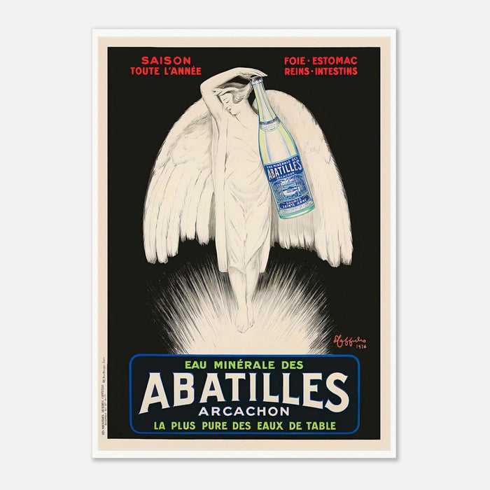 Abatilles Arcachon Mineral Water Vintage Advertising Poster by Leonetto Cappiello