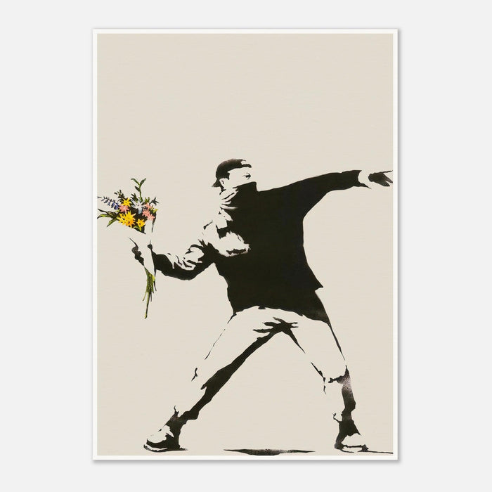 Banksy Love is in the Air (Flower Thrower), 2003
