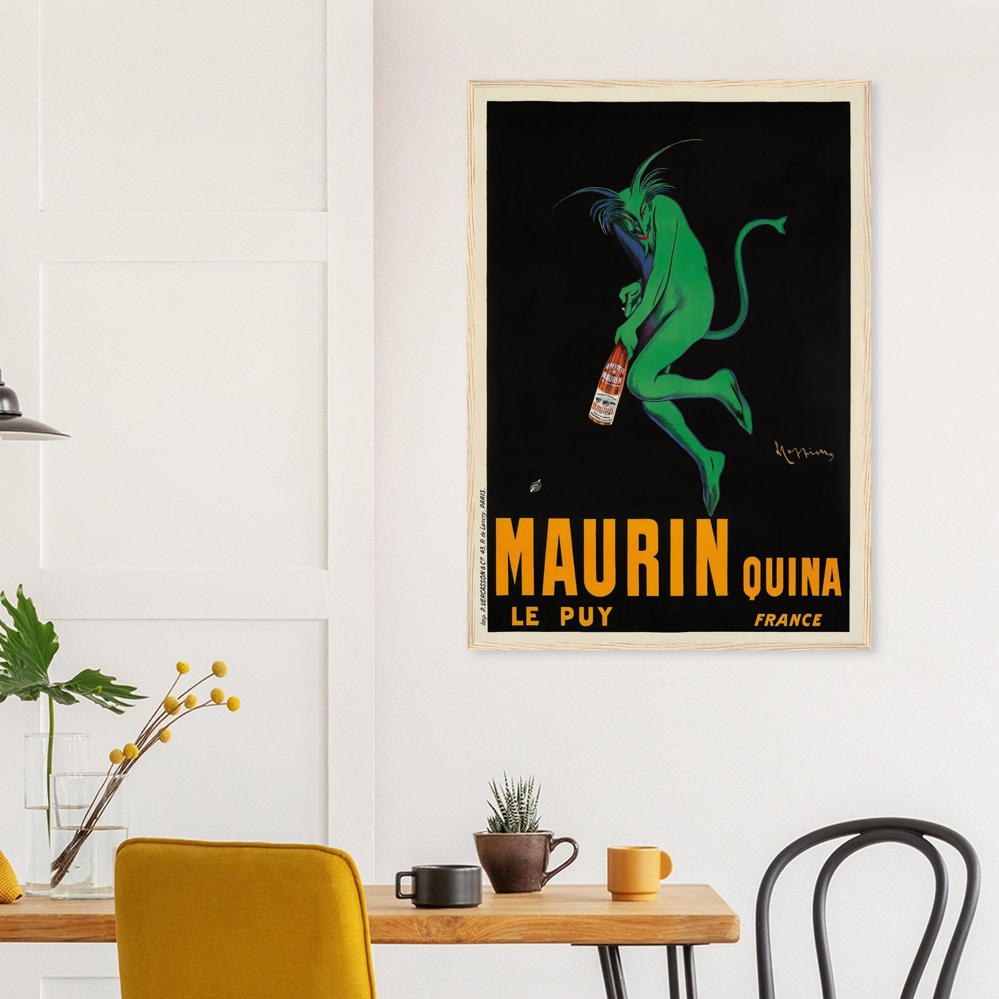 Maurin Quina Le Puy Liqueur Vintage Advertising Poster by Leonetto Cap