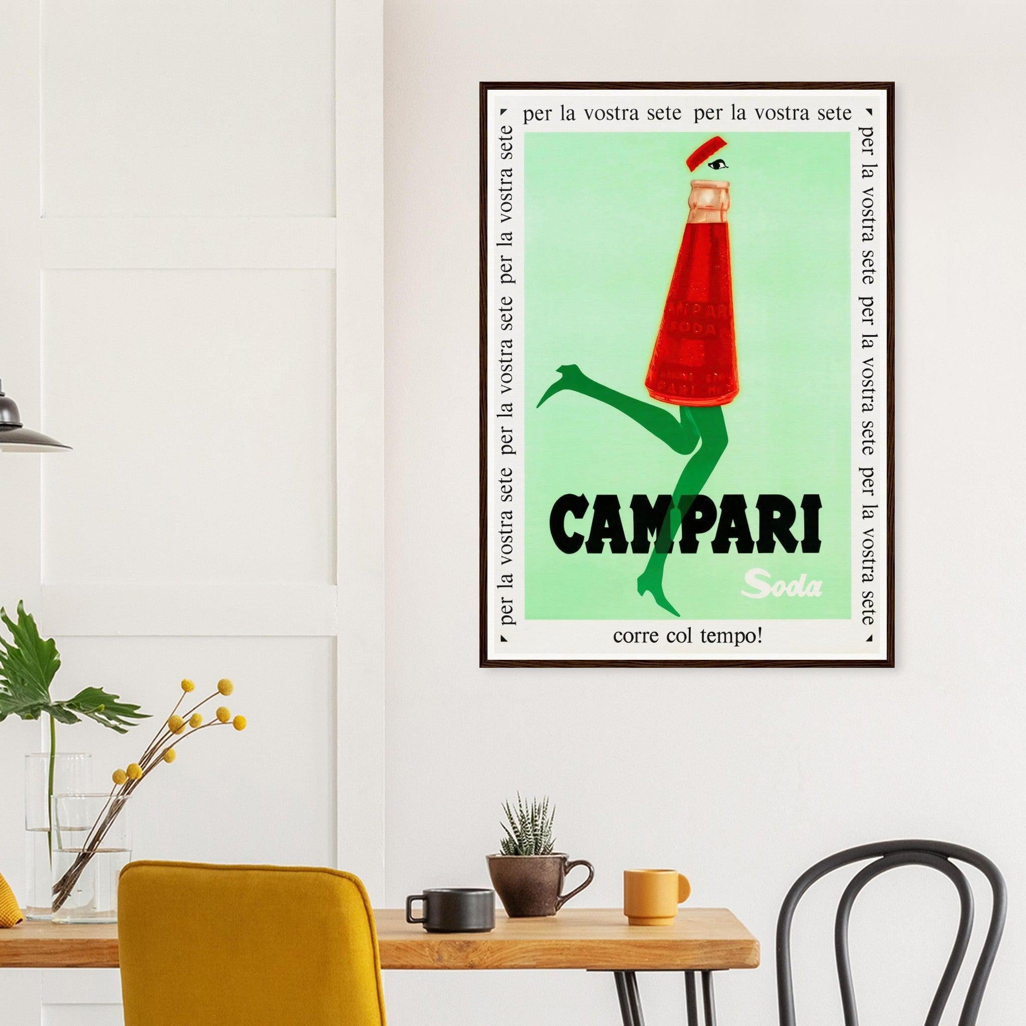 Campari Soda Italy 1968 Vintage Poster - Vintage Campari Poster