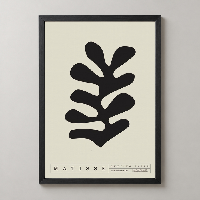 Henri Matisse - Bold Black Cutout Art Print