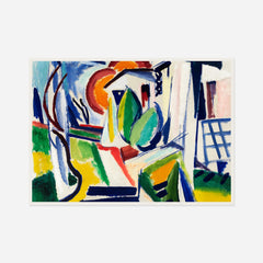 Fugue — front view in a white frame