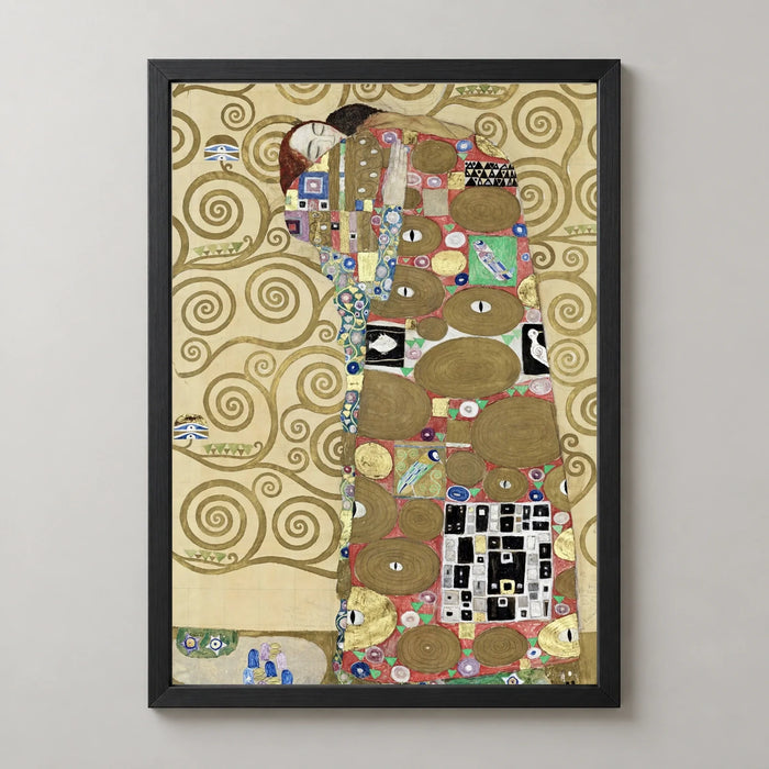 Fulfillment Art Print by Gustav Klimt