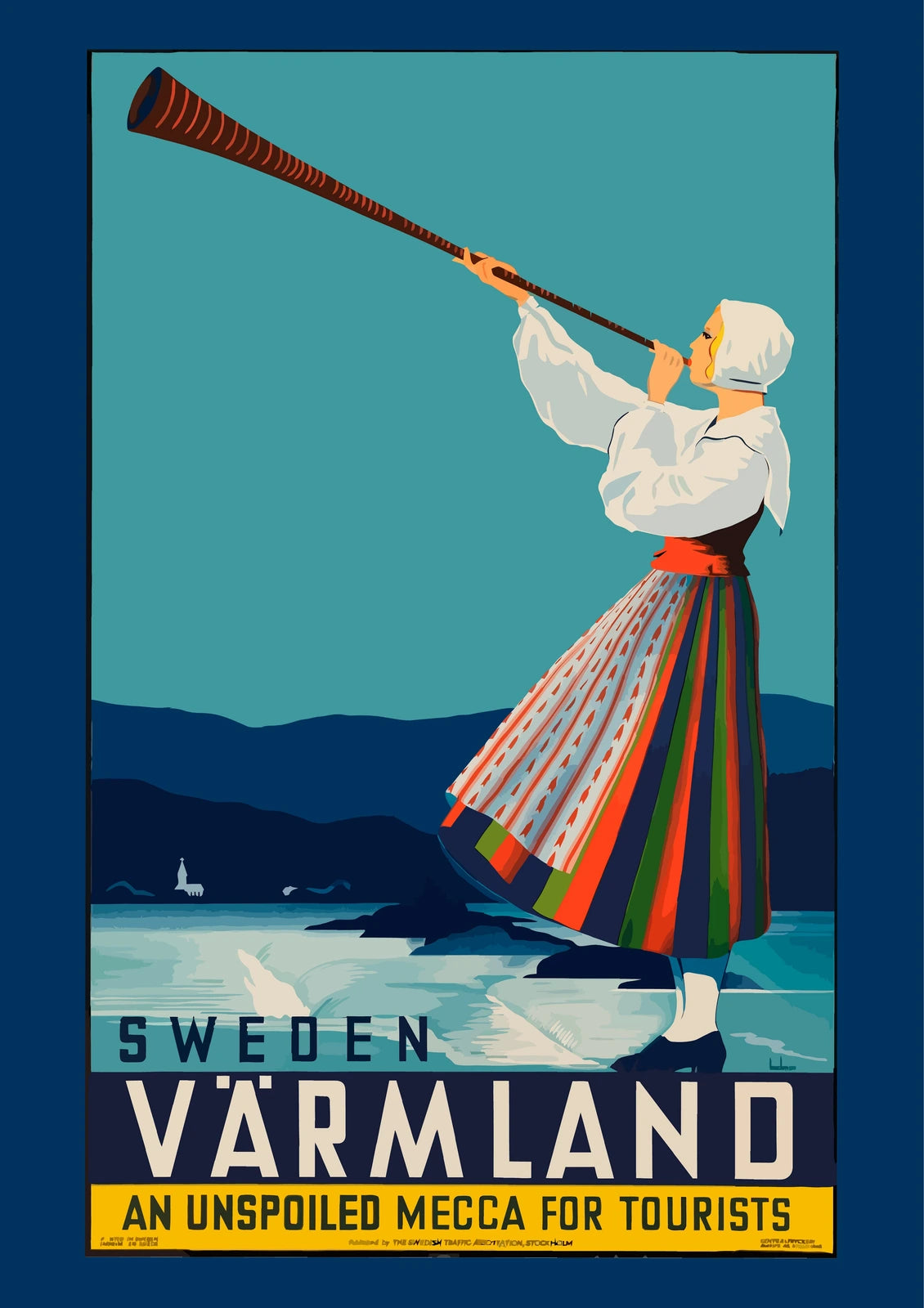Värmland — finished print composition
