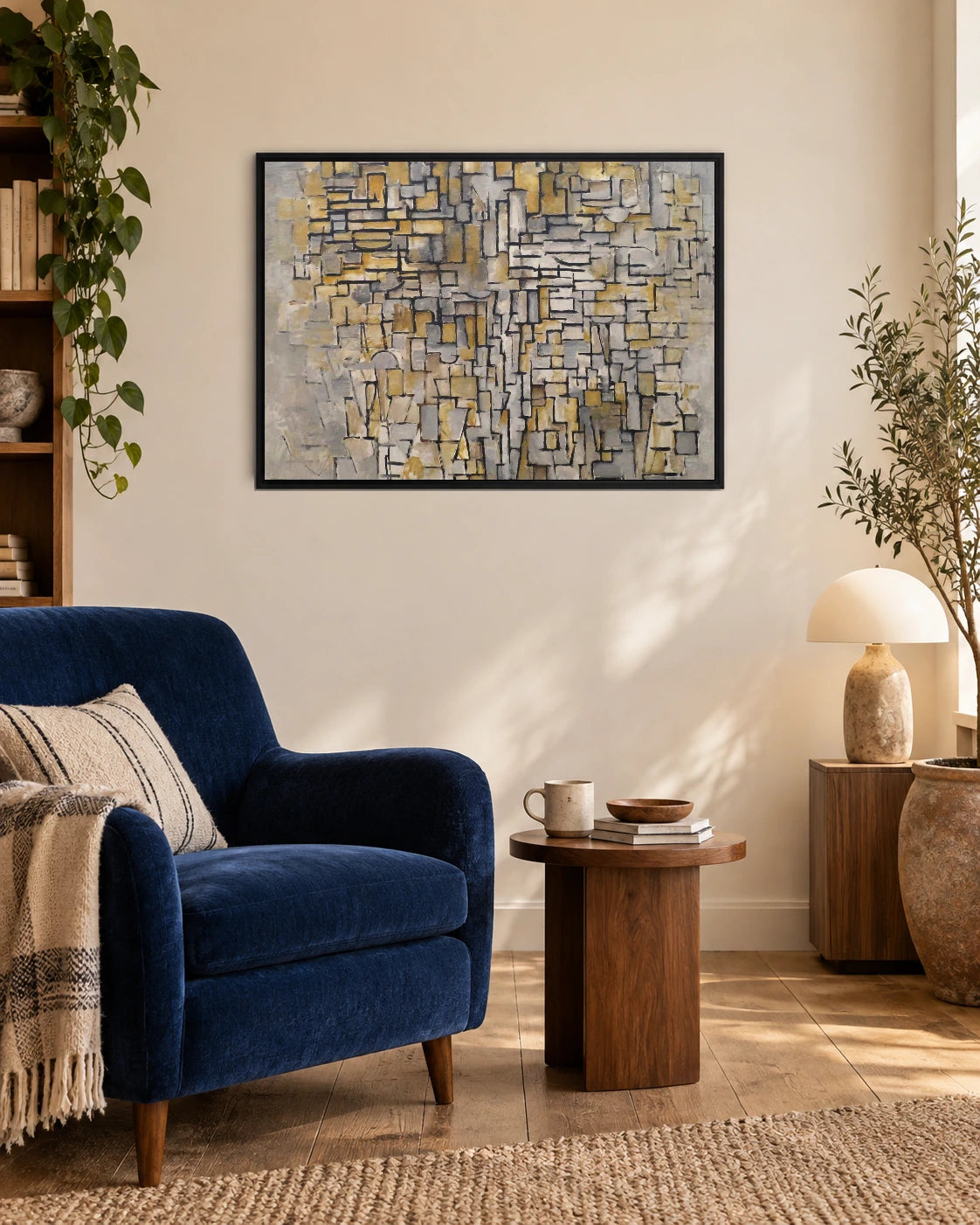 Tableau No. 2 — styled room visualisation in a black frame