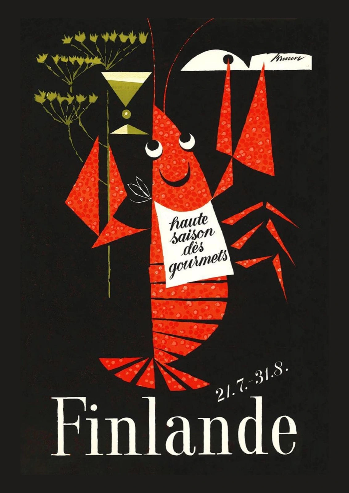 Finlande Gourmet Season Poster — poster only, complete unframed artwork