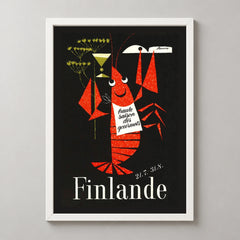 Finlande Gourmet Season Poster — white frame studio view