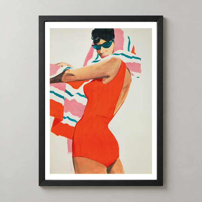 Lahco Red Swimsuit Poster