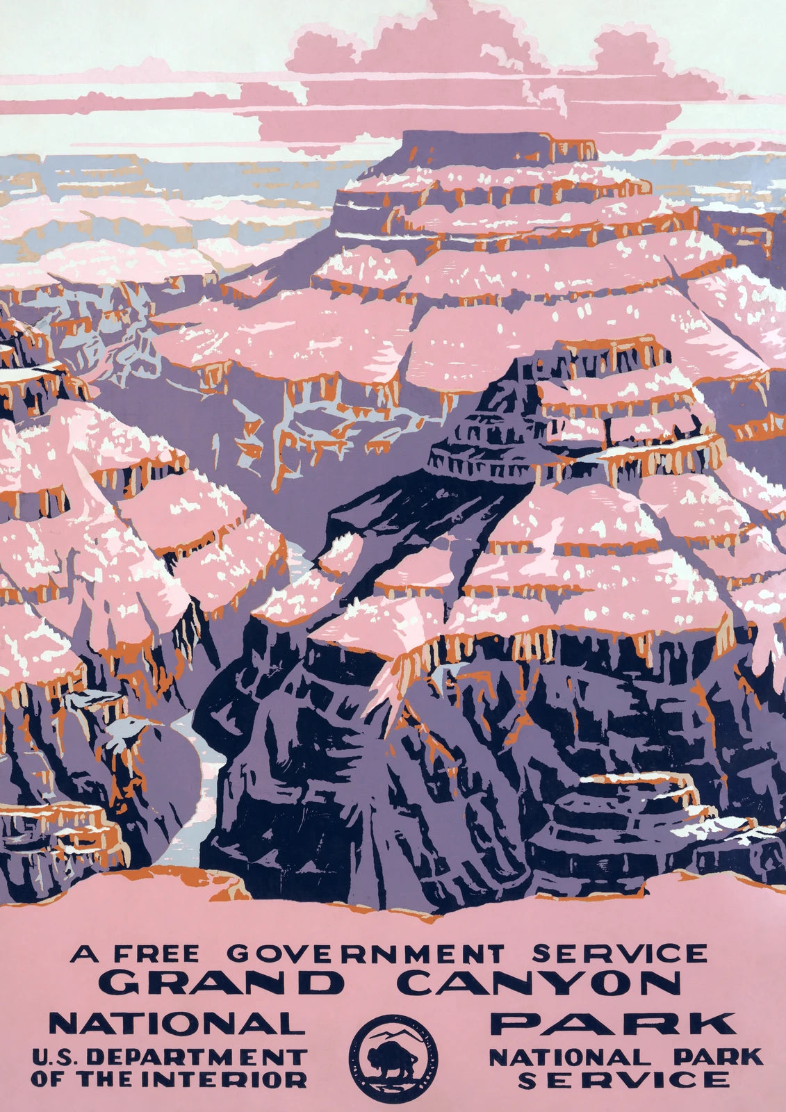 Grand Canyon — borderless A-series artwork