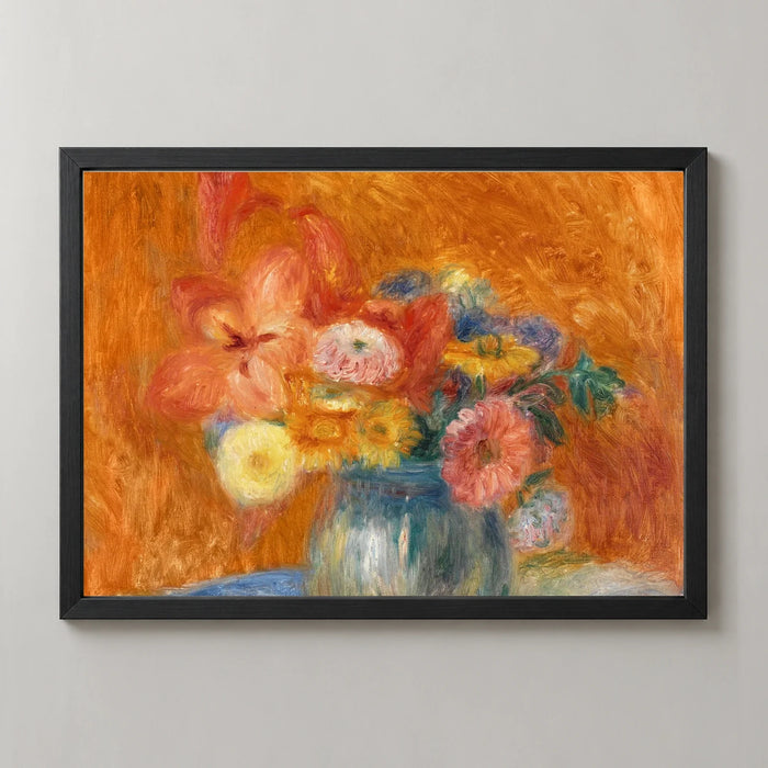 Green Bowl of Flowers Art Print