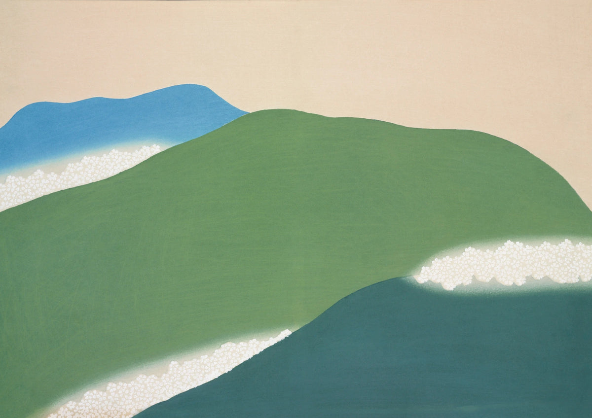 Green Mountains — borderless A-series artwork