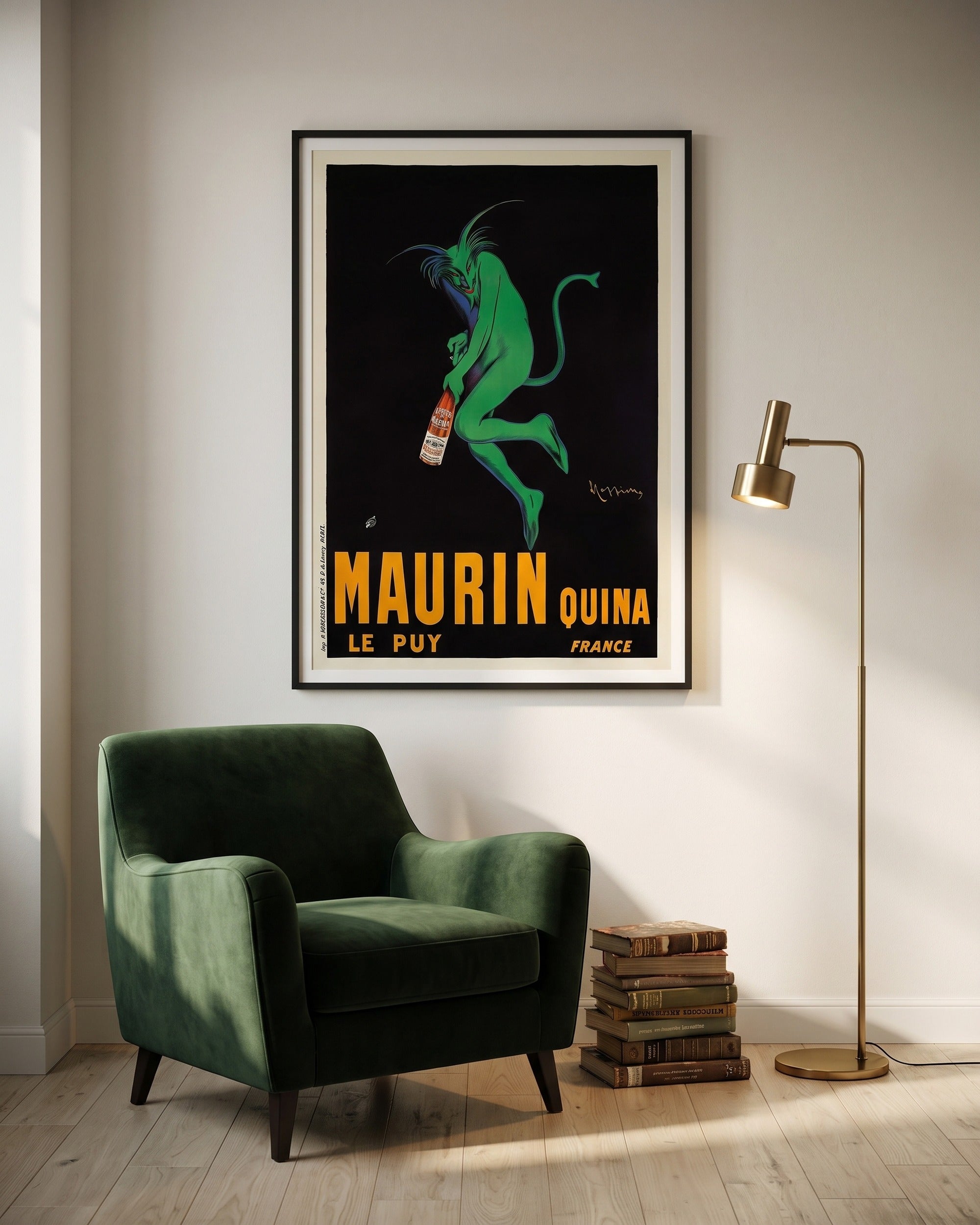 Maurin Quina Le Puy Liqueur Vintage Advertising Poster by Leonetto Cap