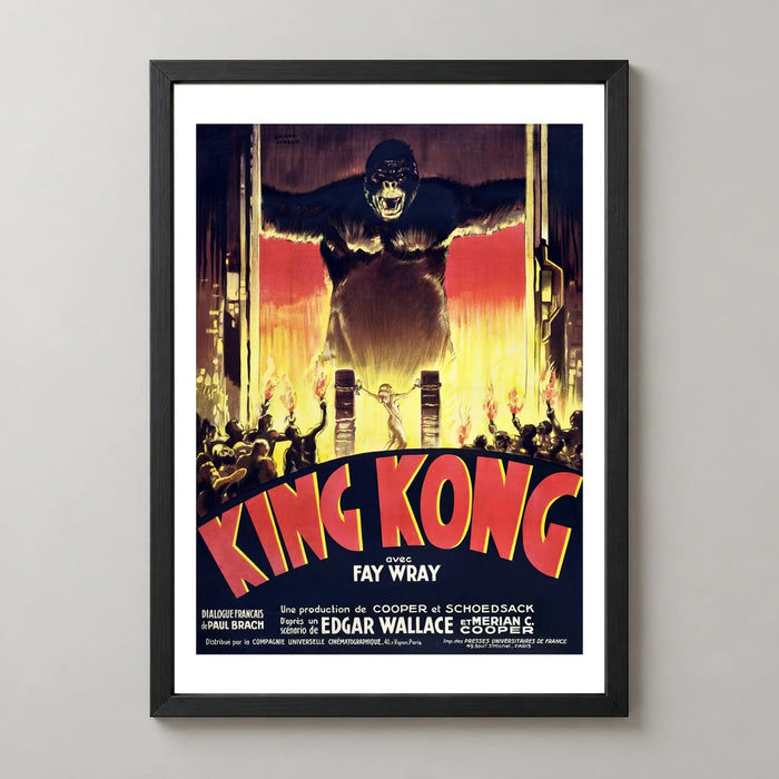 King Kong French Vintage Movie Poster (1933)