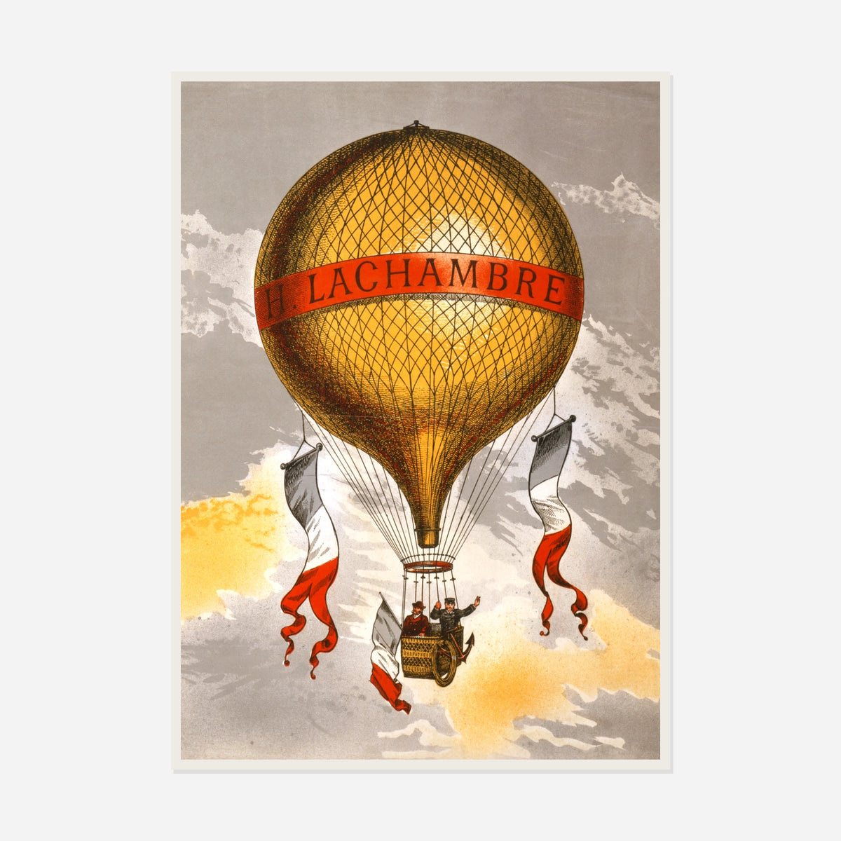 Lachambre Balloon — front view in a white frame