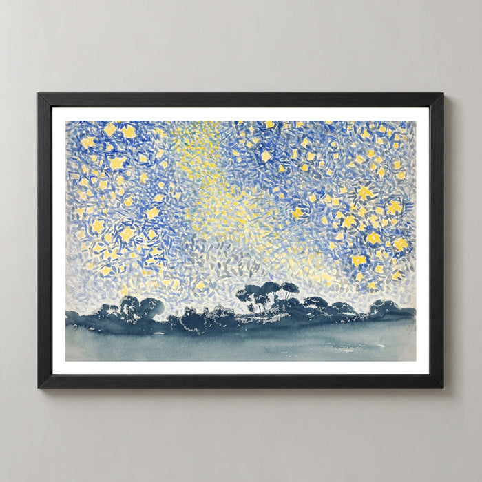Landscape with Stars Art Print by Henri-Edmond Cross