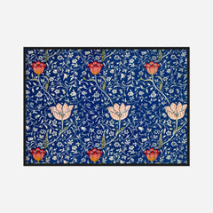Medway Floral Pattern — front view in a black frame