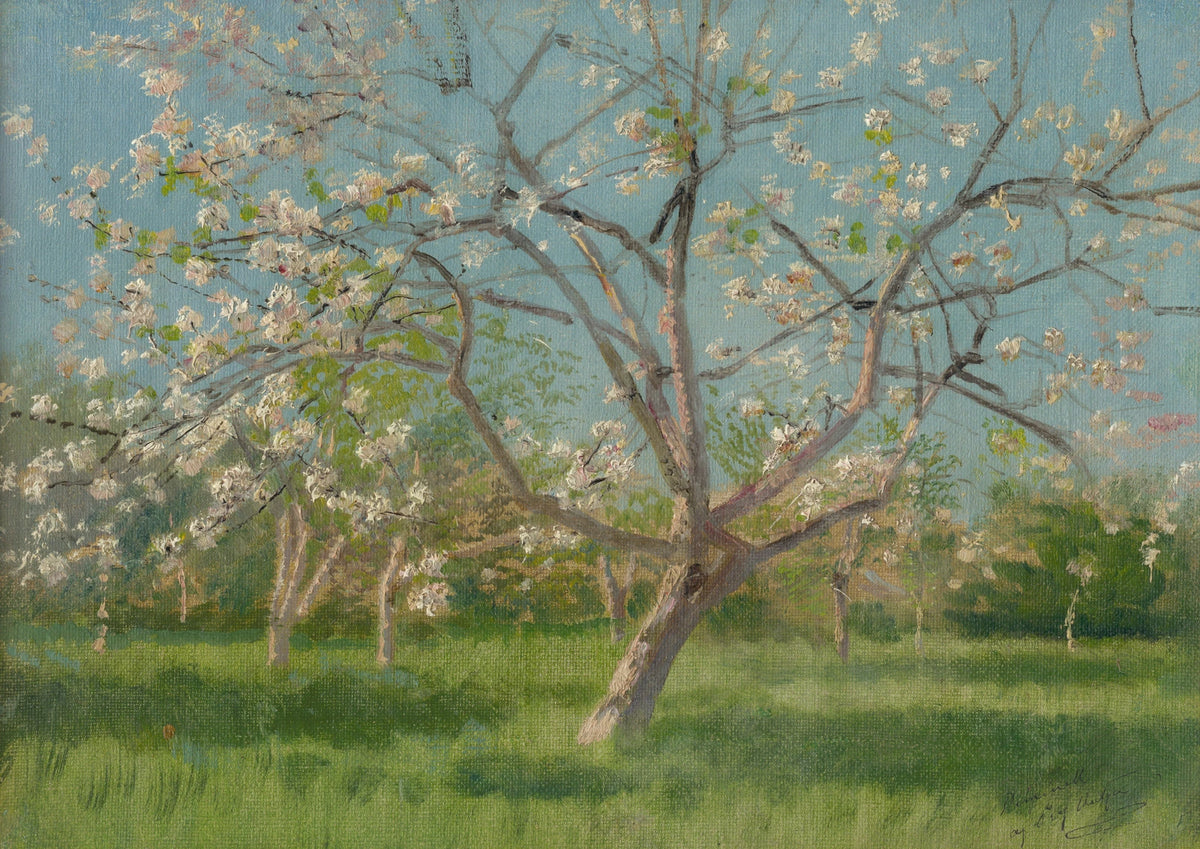 Orchard in Blossom — borderless A-series artwork