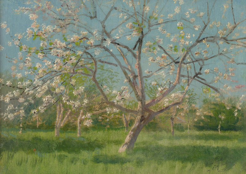 Orchard in Blossom — borderless A-series artwork