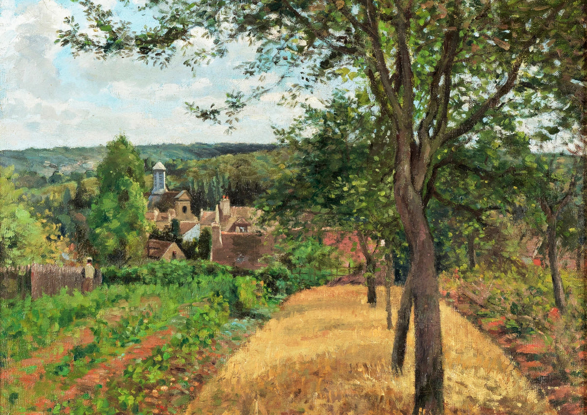 Orchards at Louveciennes — borderless A-series artwork