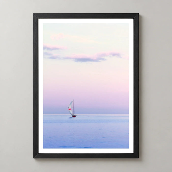 Pastel Sailing Coastal Photographic Print