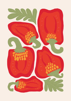Red Pepper — borderless A-series artwork