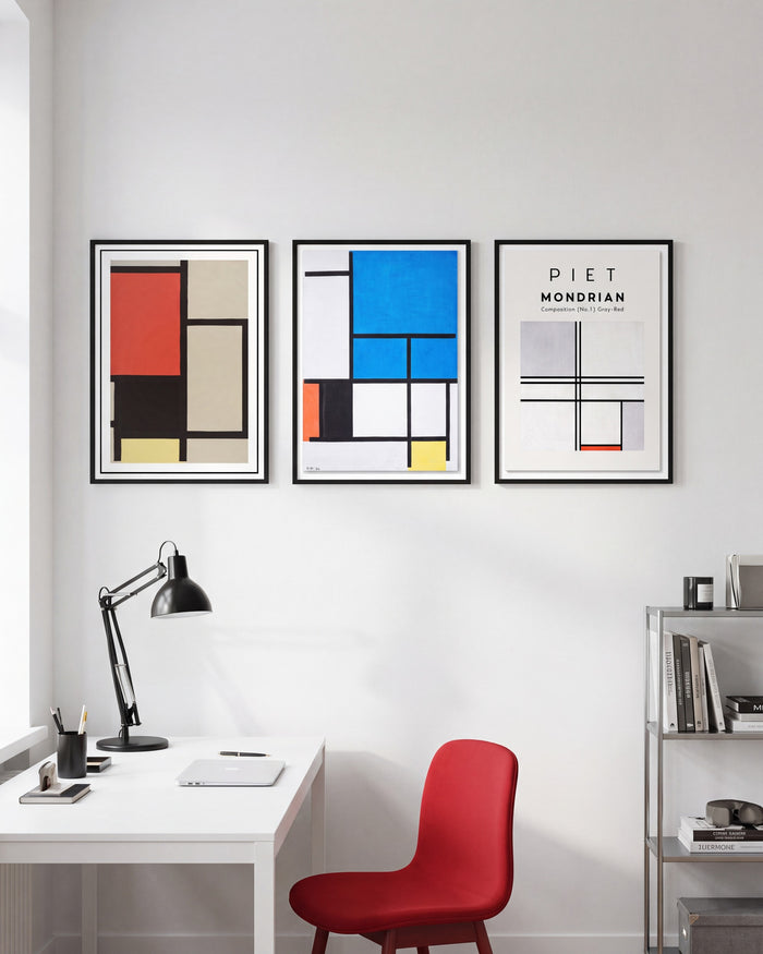 Mondrian Set of 3