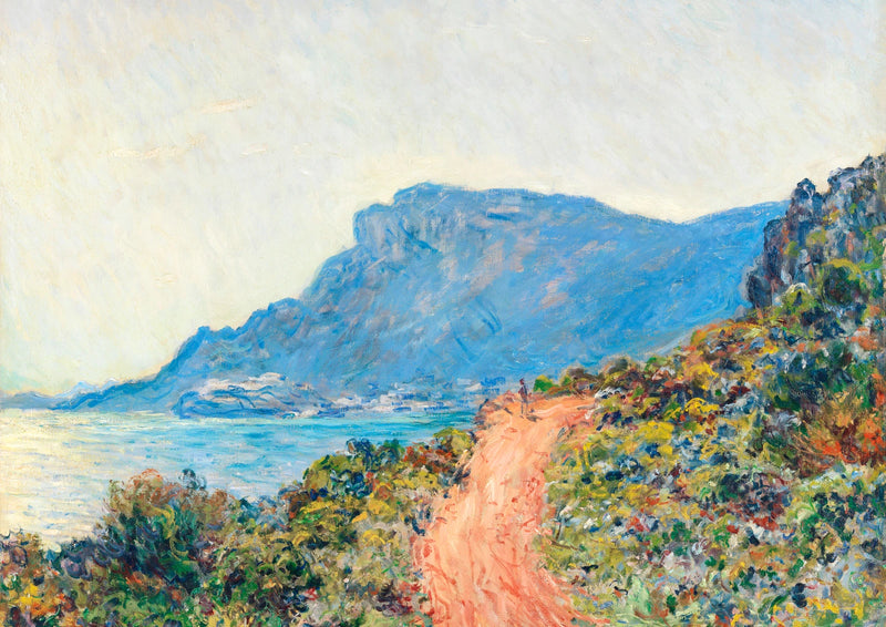 The Corniche near Monaco — borderless A-series artwork