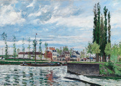 The Lock at Pontoise — borderless A-series artwork
