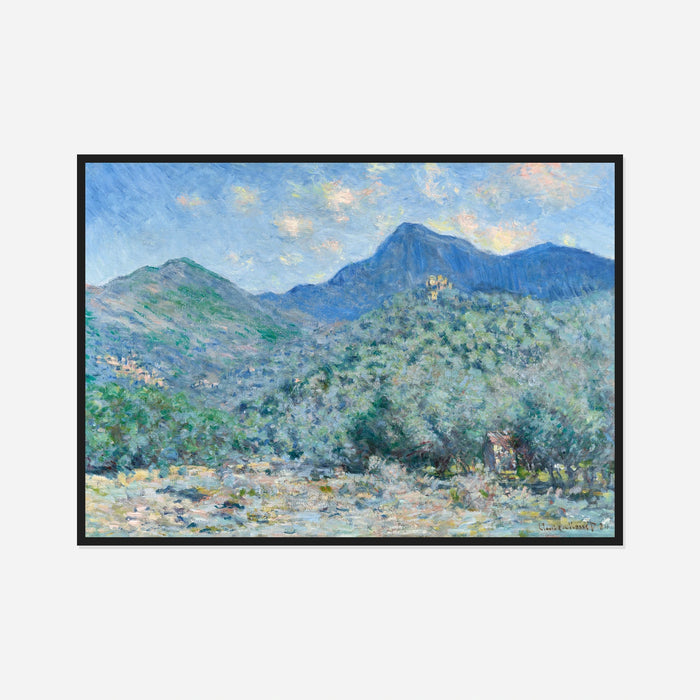 Valle Buona near Bordighera Art Print by Claude Monet